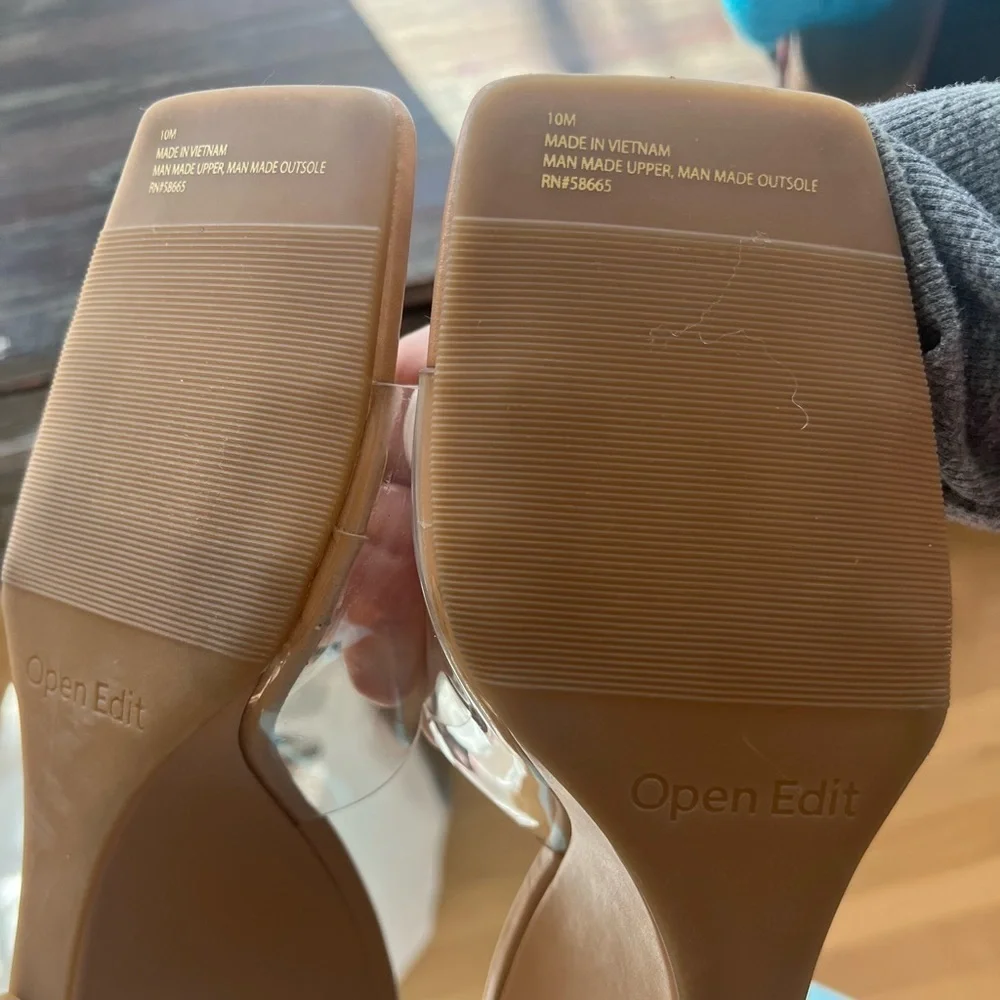 Rowan Wedge Slide Sandal In Blush Sandstone size 10